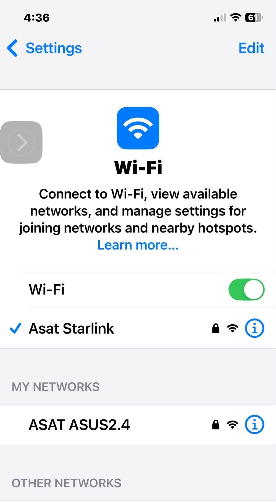 Starlink upload speed test showing approximately 3.25 Mbps during heavy rain in Ocala