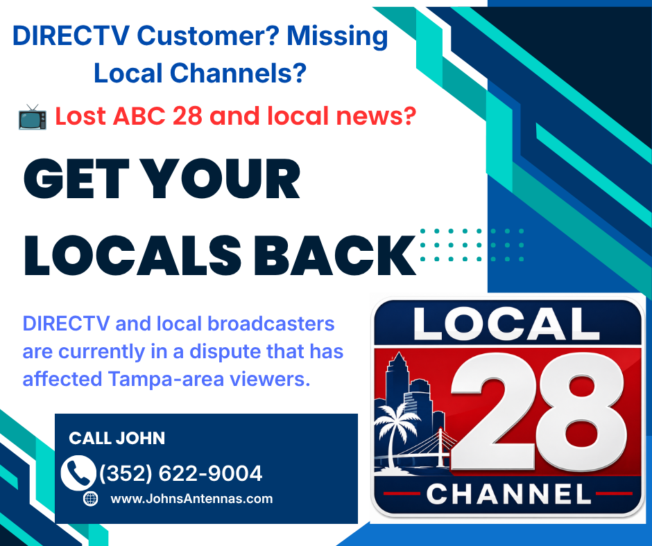 DIRECTV CHANNEL 28 MISSING