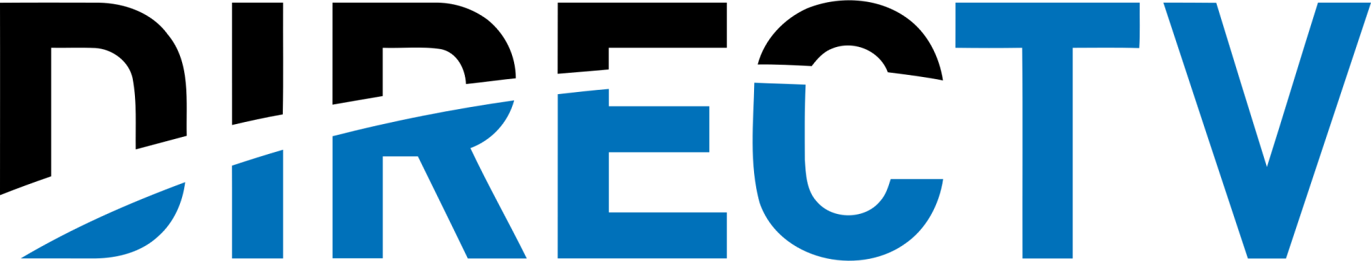DIRECTV logo in black and blue against a white background.