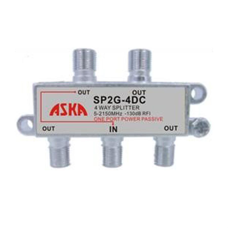 aska-4-way-1-port-power-passive-splitter-5-2150mhz