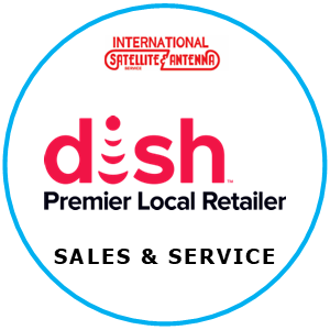 Dish Premier Local Retailer logo: red