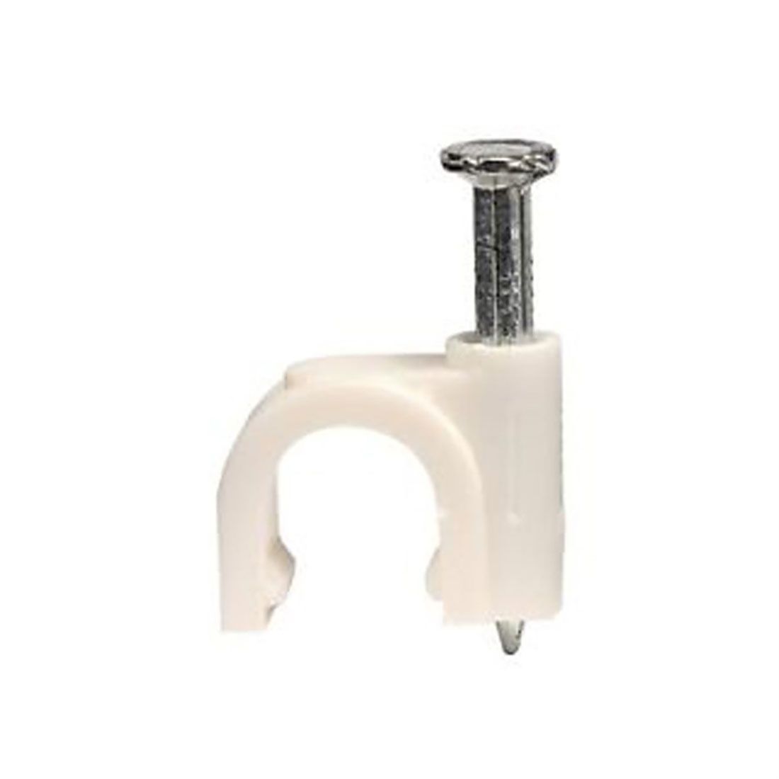 Single RG6 Cable Clip with 3/4