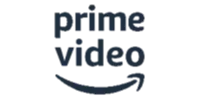 Prime Video logo with dark blue text and a curved arrow.