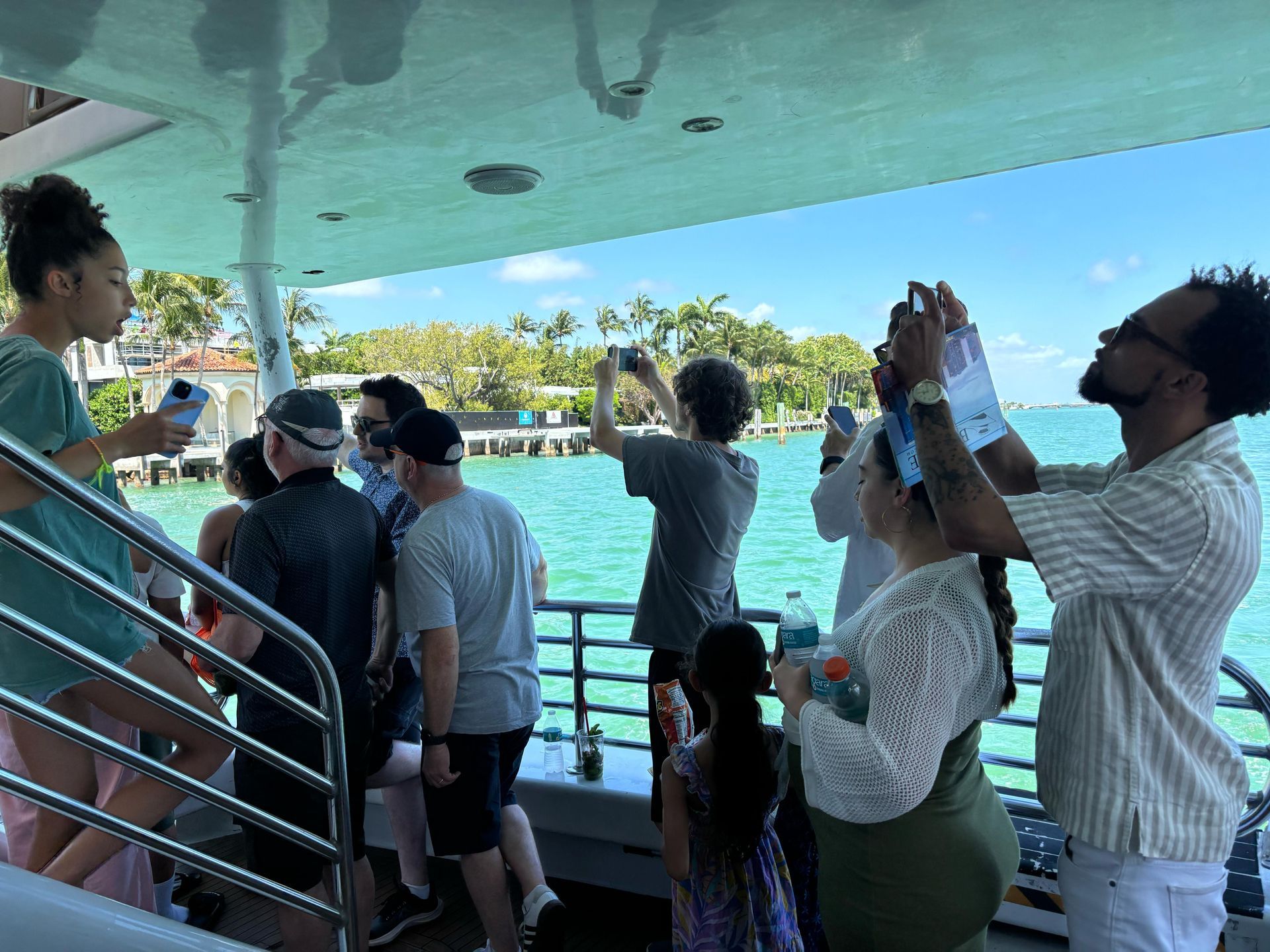 Guest snapping photos of the Mansions in the Venetian Islands