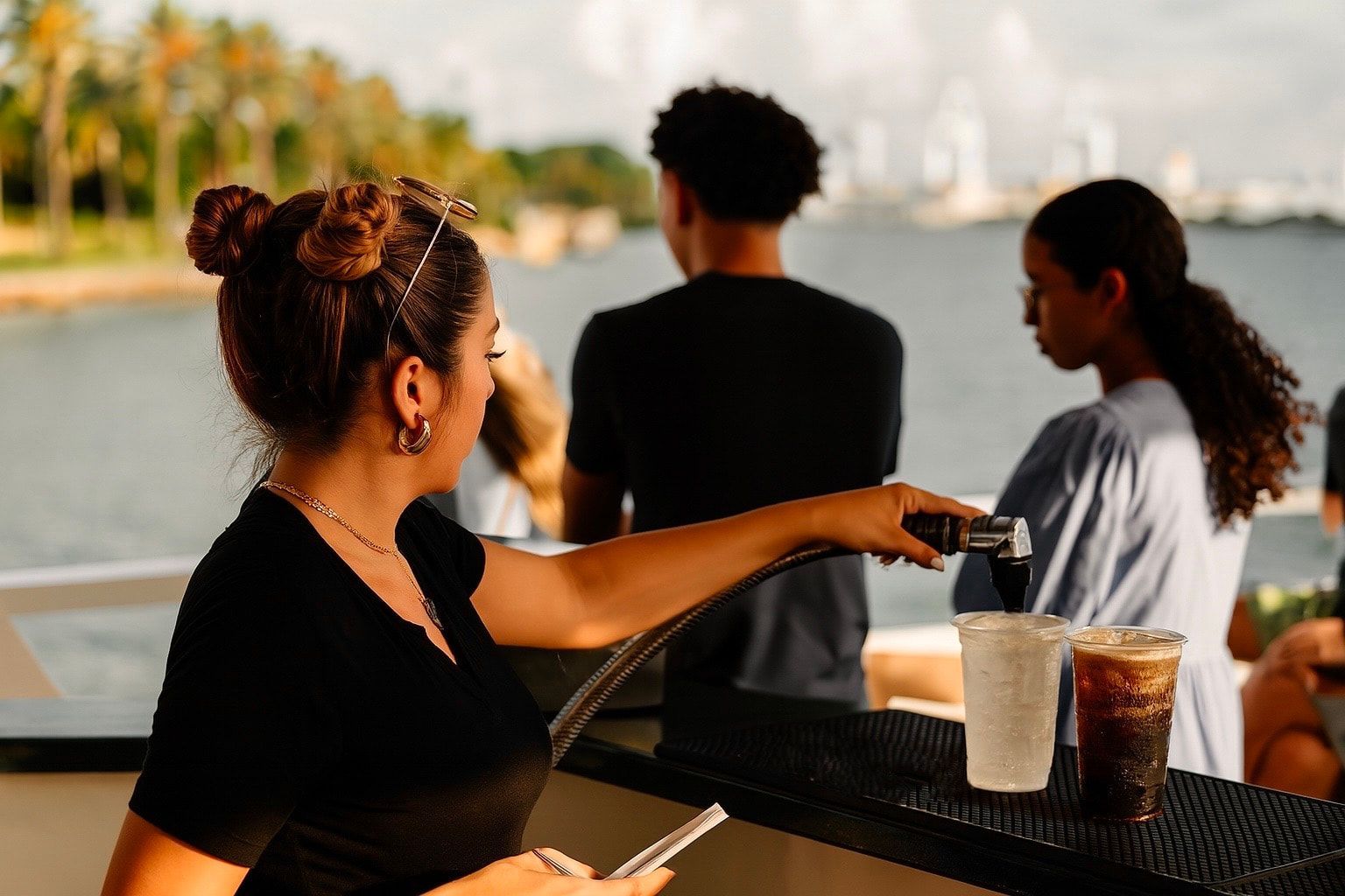 Bartender of the Mojito Bar on the Sightseeing Miami experience