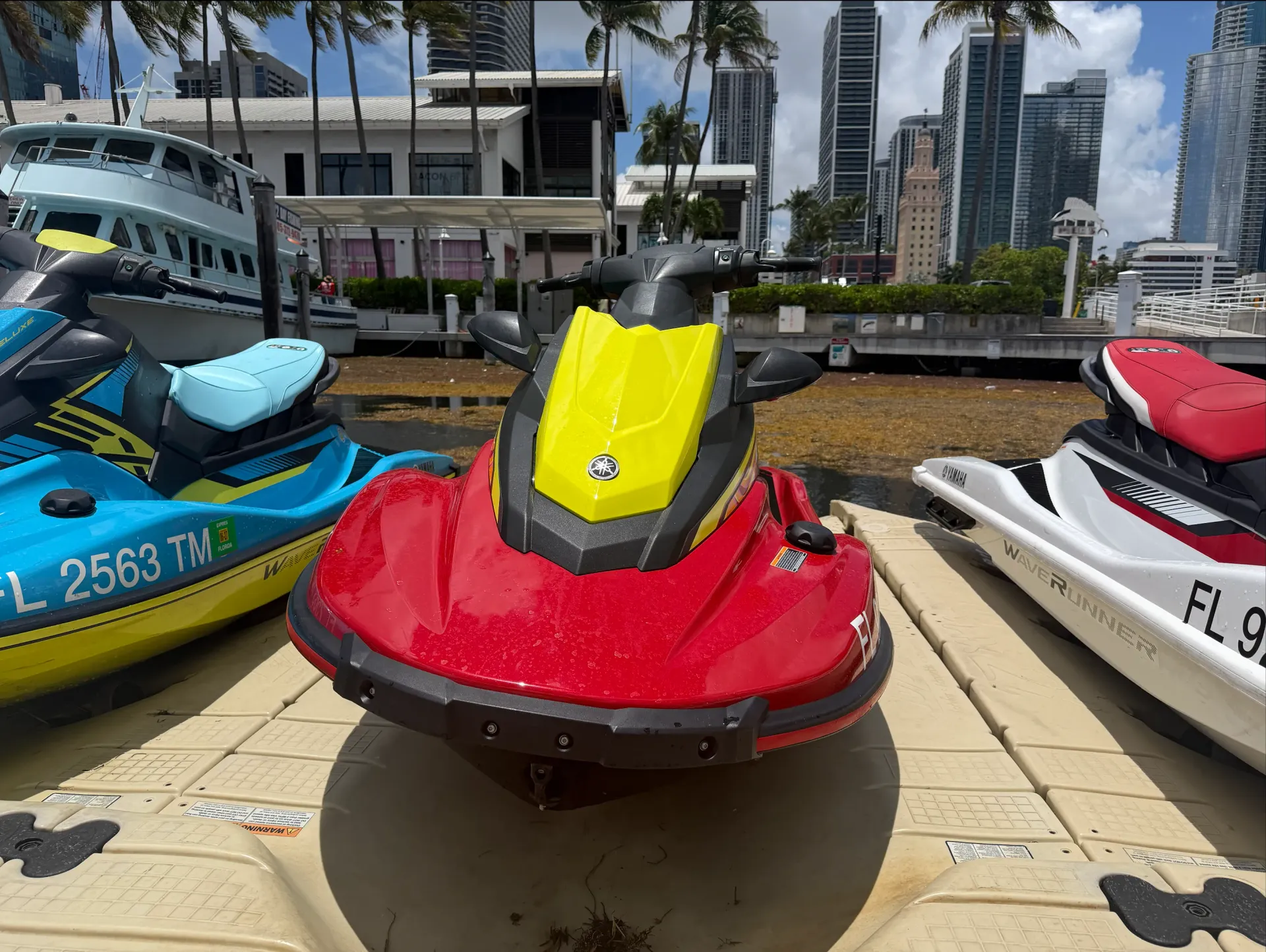 Yamaha WaveRunner used for Jet Ski Rentals in Miami at Bayside Marketplace