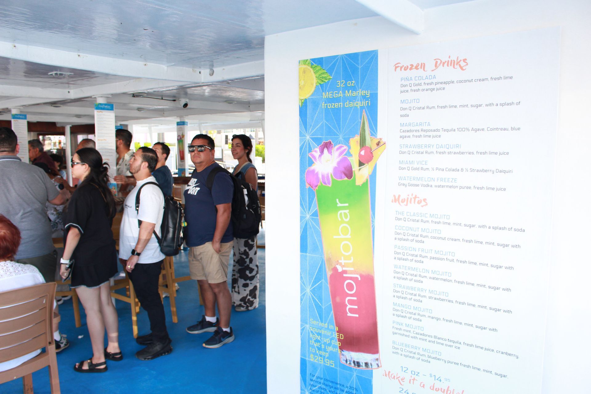 Mojito Bar onboard the Miami sightseeing adventure