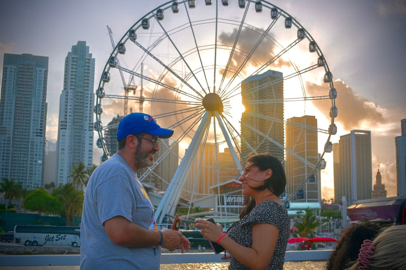 Romantic Couples in a Boat tour in Miami from Bayside Miami