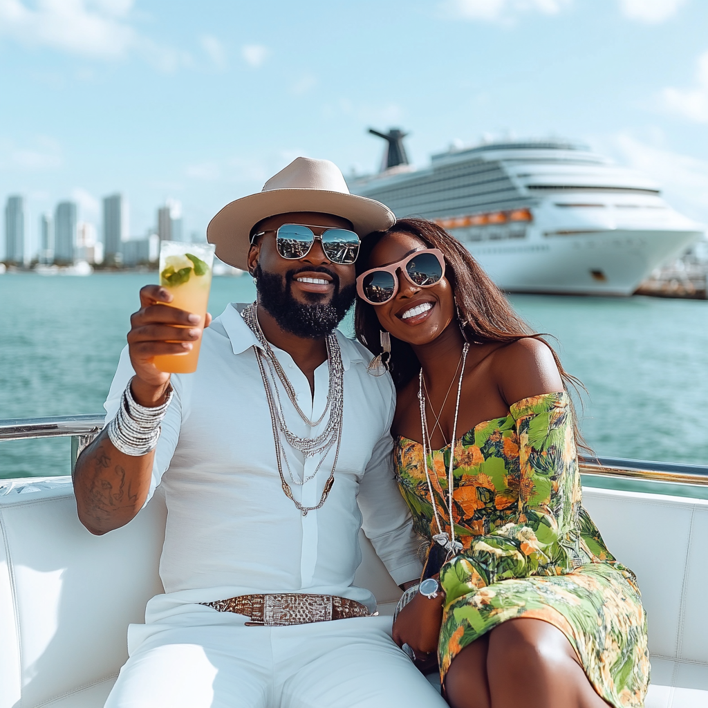 Mojito Bar onboard a Miami boat tour