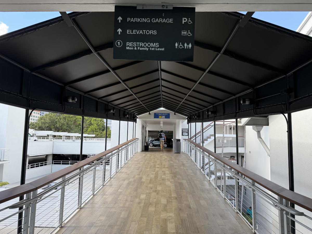 second floor of the Bayside Garage