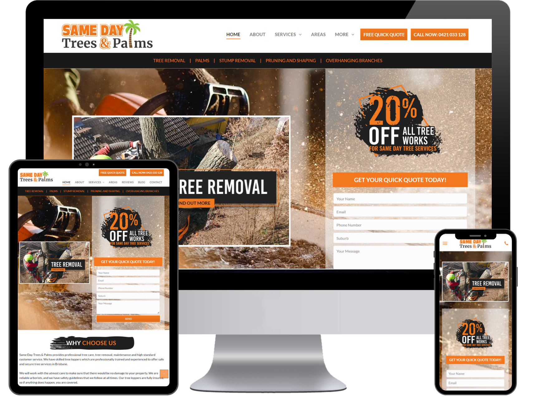 Tree Loppers Web Design gold coast 