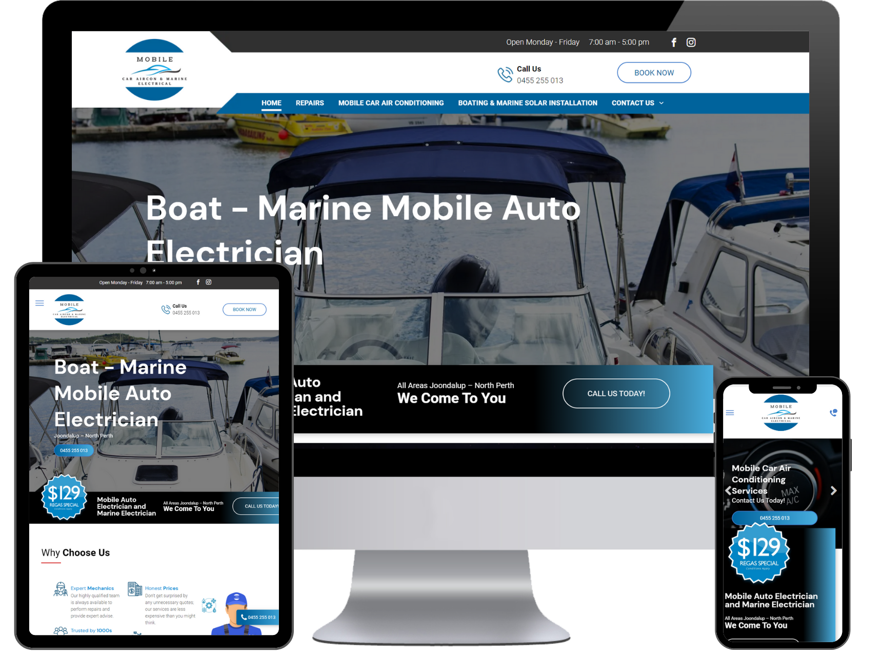 Car Air Con Web Design gold coast