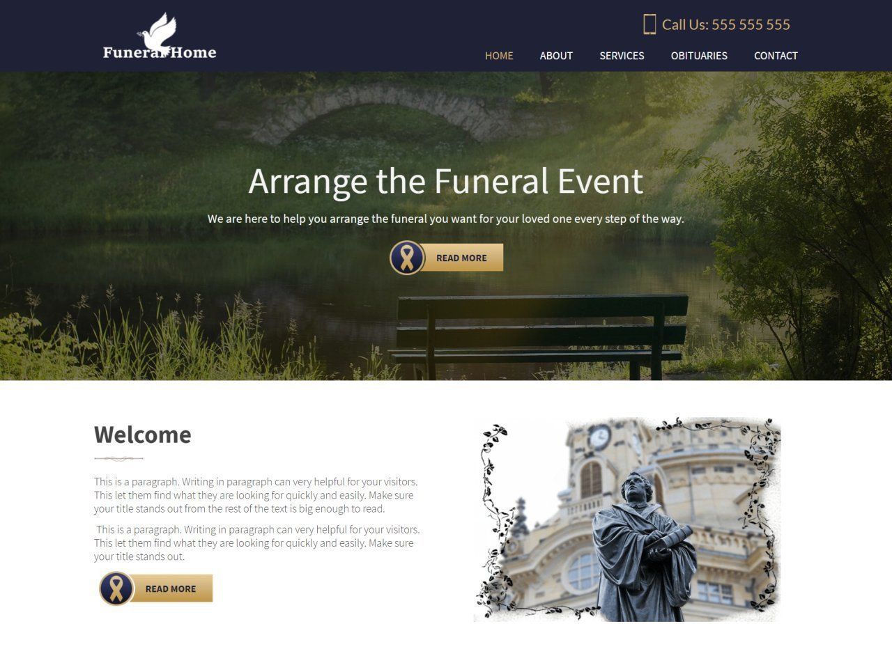 website for Funeral Services