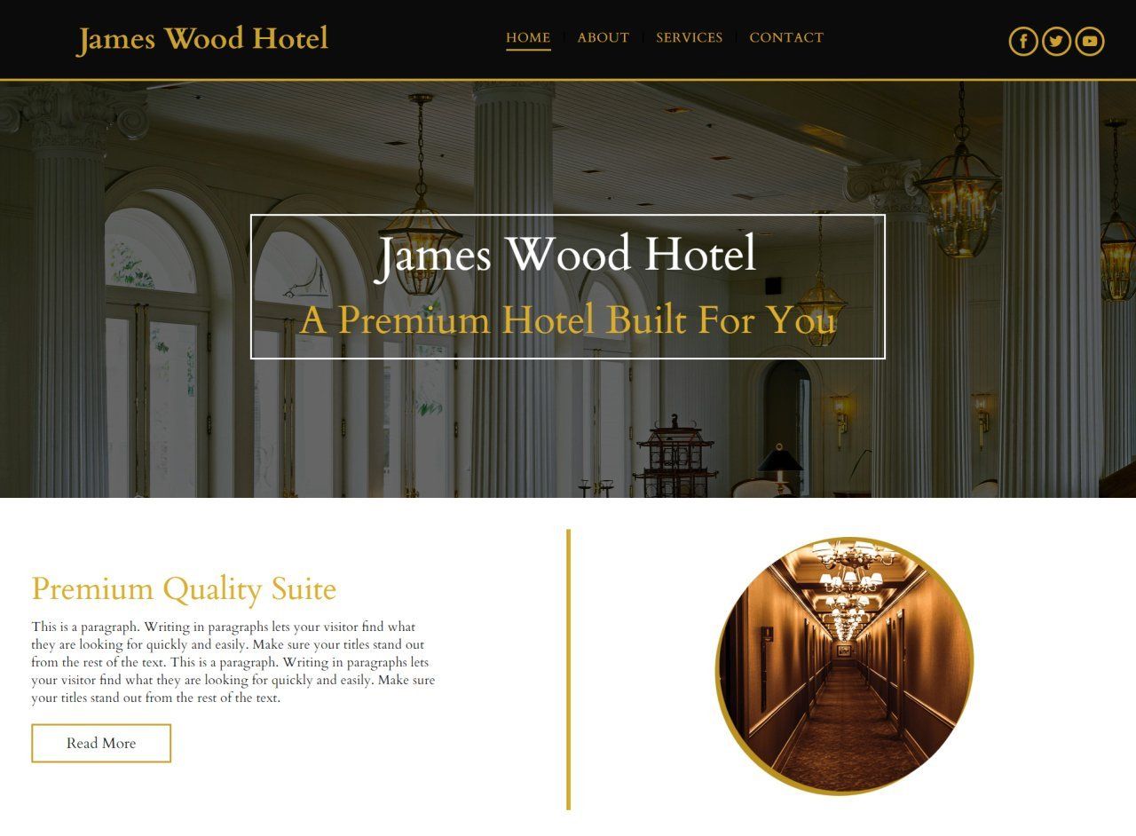 James wood hotel is a premium hotel built for you