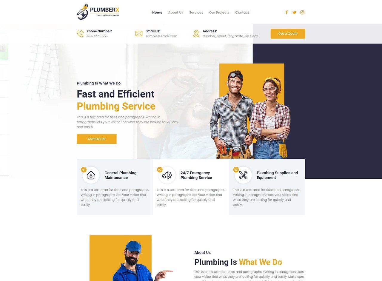Plumbing websites