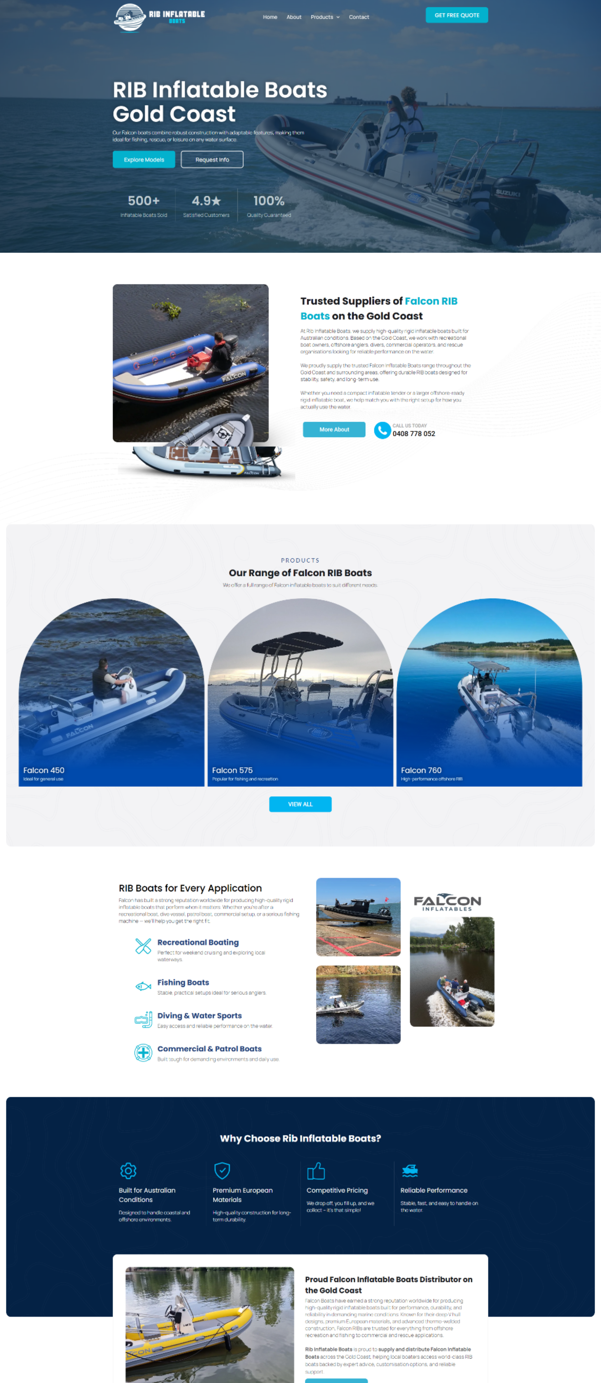 products website designer builder