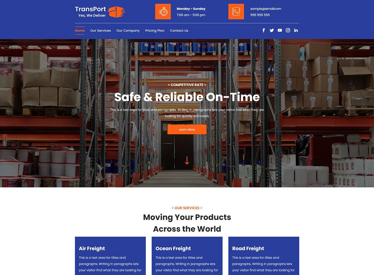 Logistics Websites