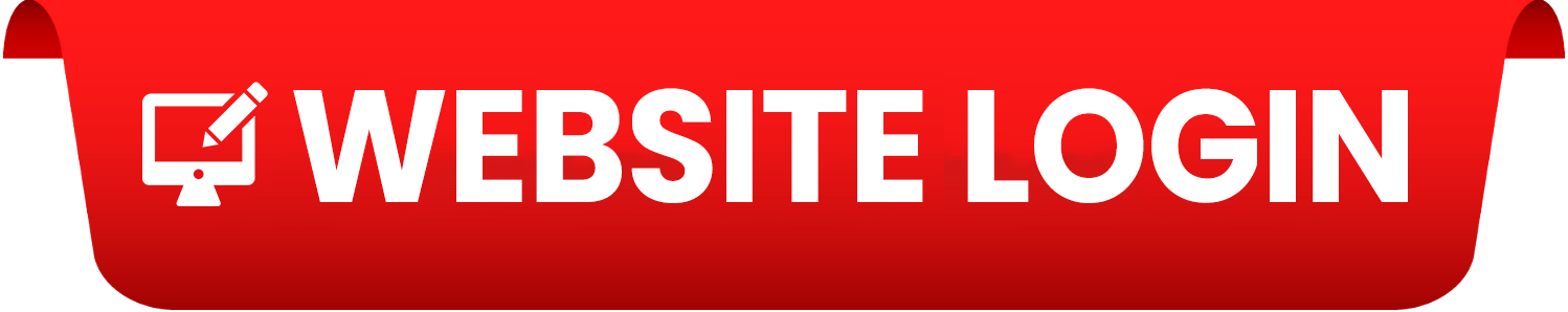 A red button that says website login on it