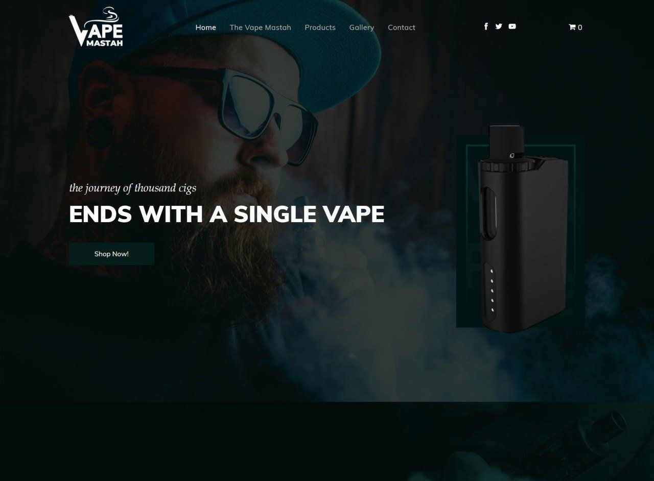 black theme website