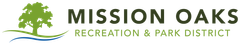 Oak Valley Recreation & Park District logo with a green tree and text.