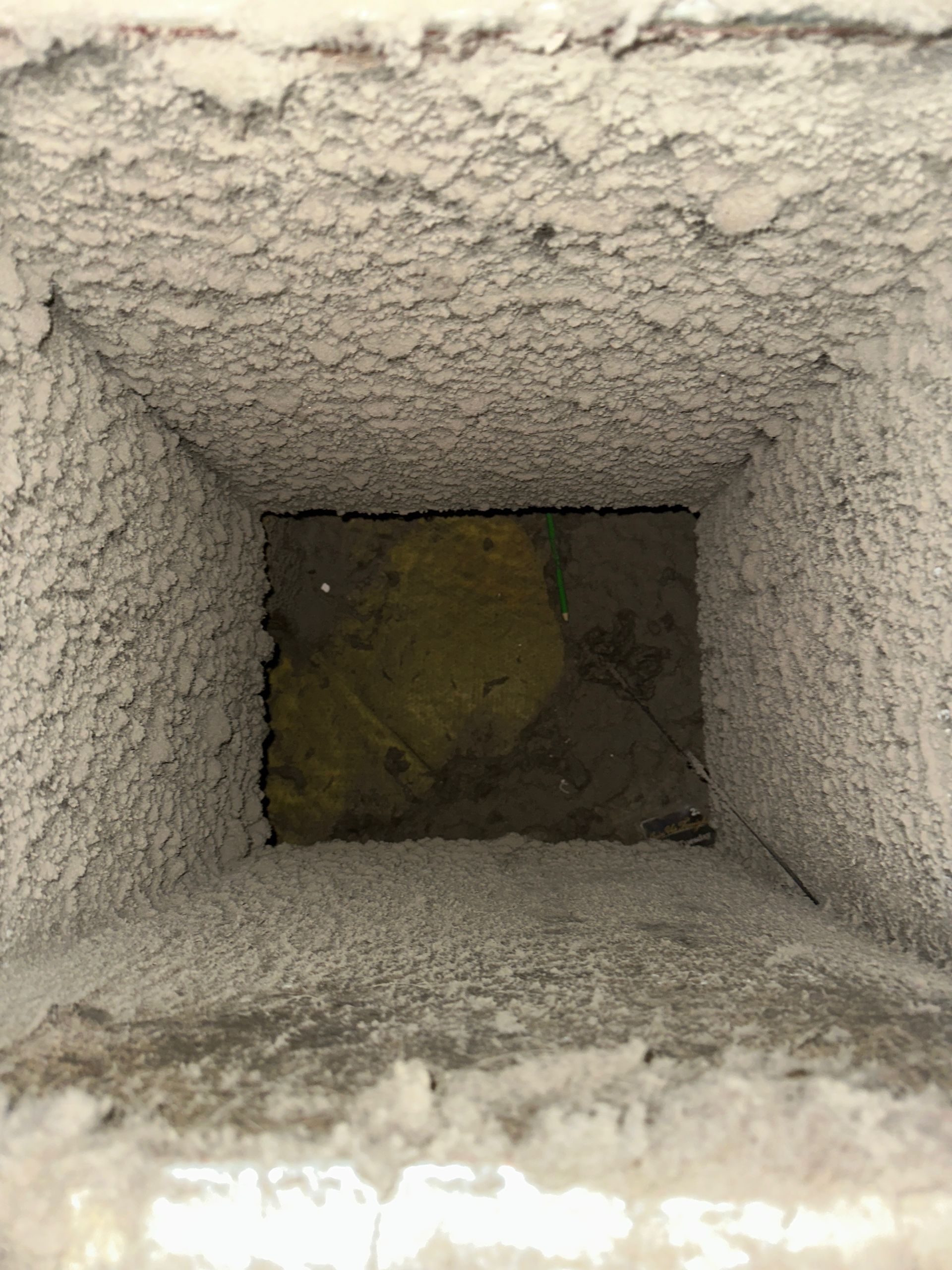 HVAC return clean before