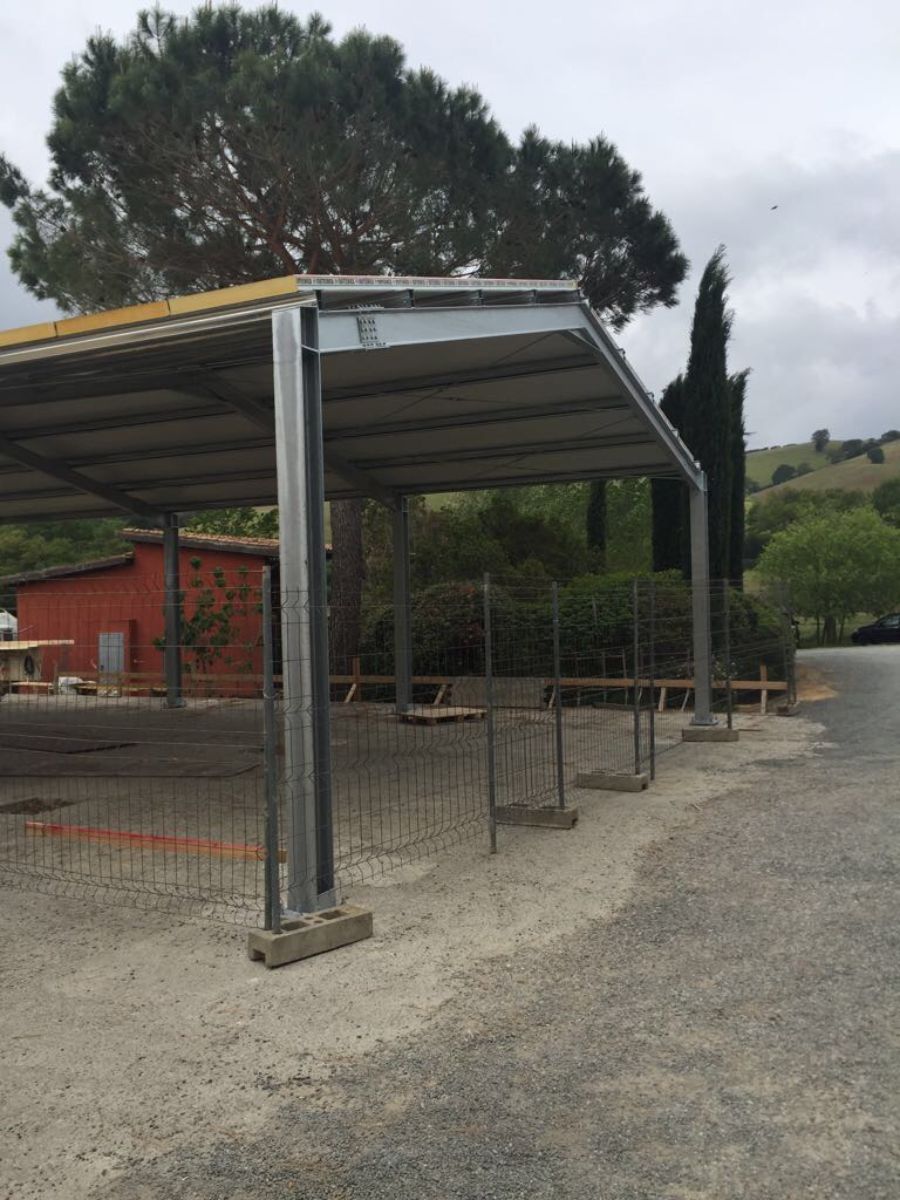 Gazebo in acciaio