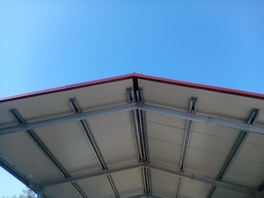 Tetto di un gazebo