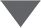 A gray triangle with a shadow on a white background.