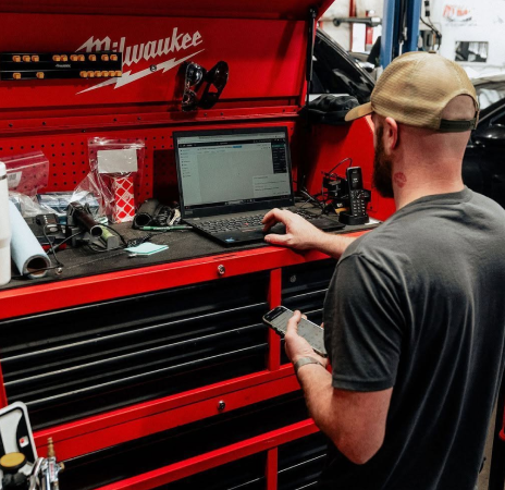 Our certified mechanic is diagnosing a car in Centennial, CO | Asian Imports Auto Repair