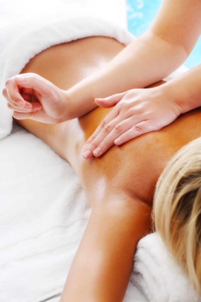 A Woman is Getting a Professional Deep Massage — Burwood Back Pain in Strathfield, NSW