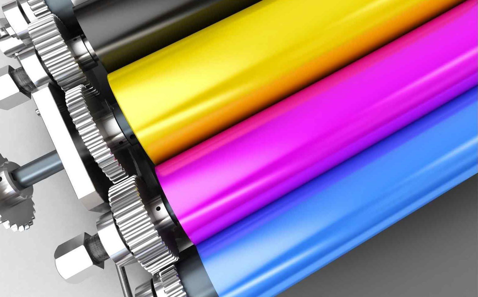 Color ink rollers