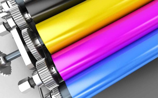 Color ink rollers