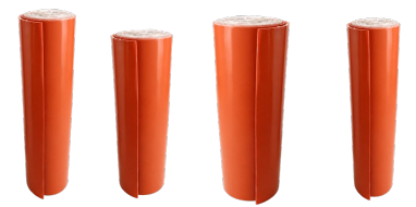 Planchas de silicona blanca y naranja M&M