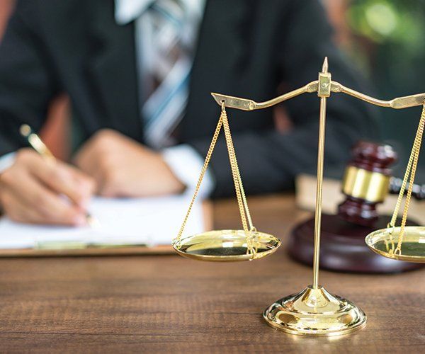 Lawyer Working with a Document — Independence, MO — McElligott Ewan & Hall PC