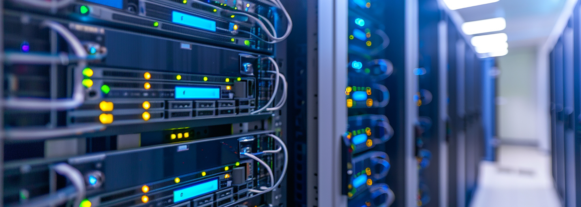 Picture of servers. Picture of servers.
