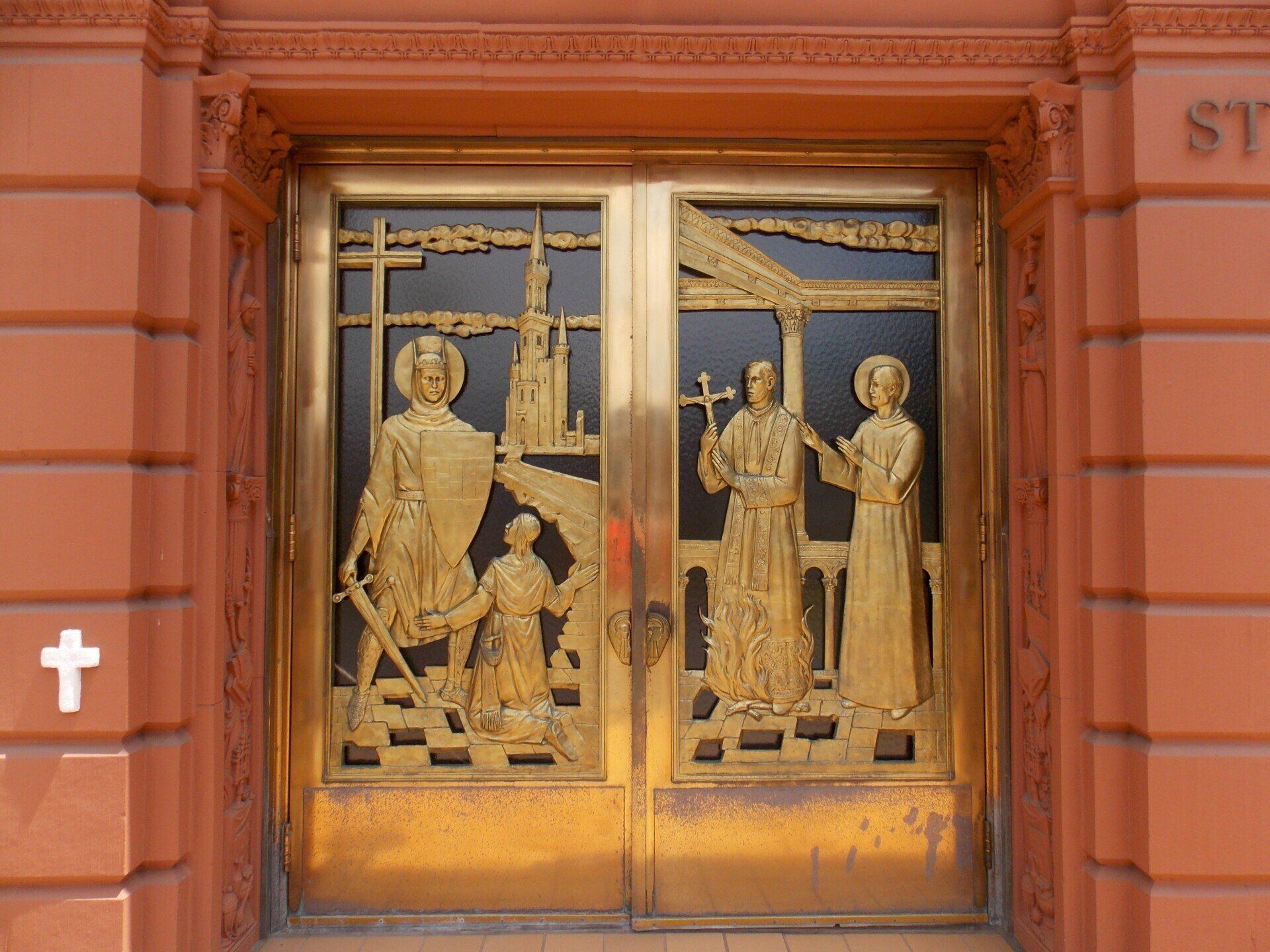 Bronze Doors St John Gualbert Cathedral Johnstownd PA