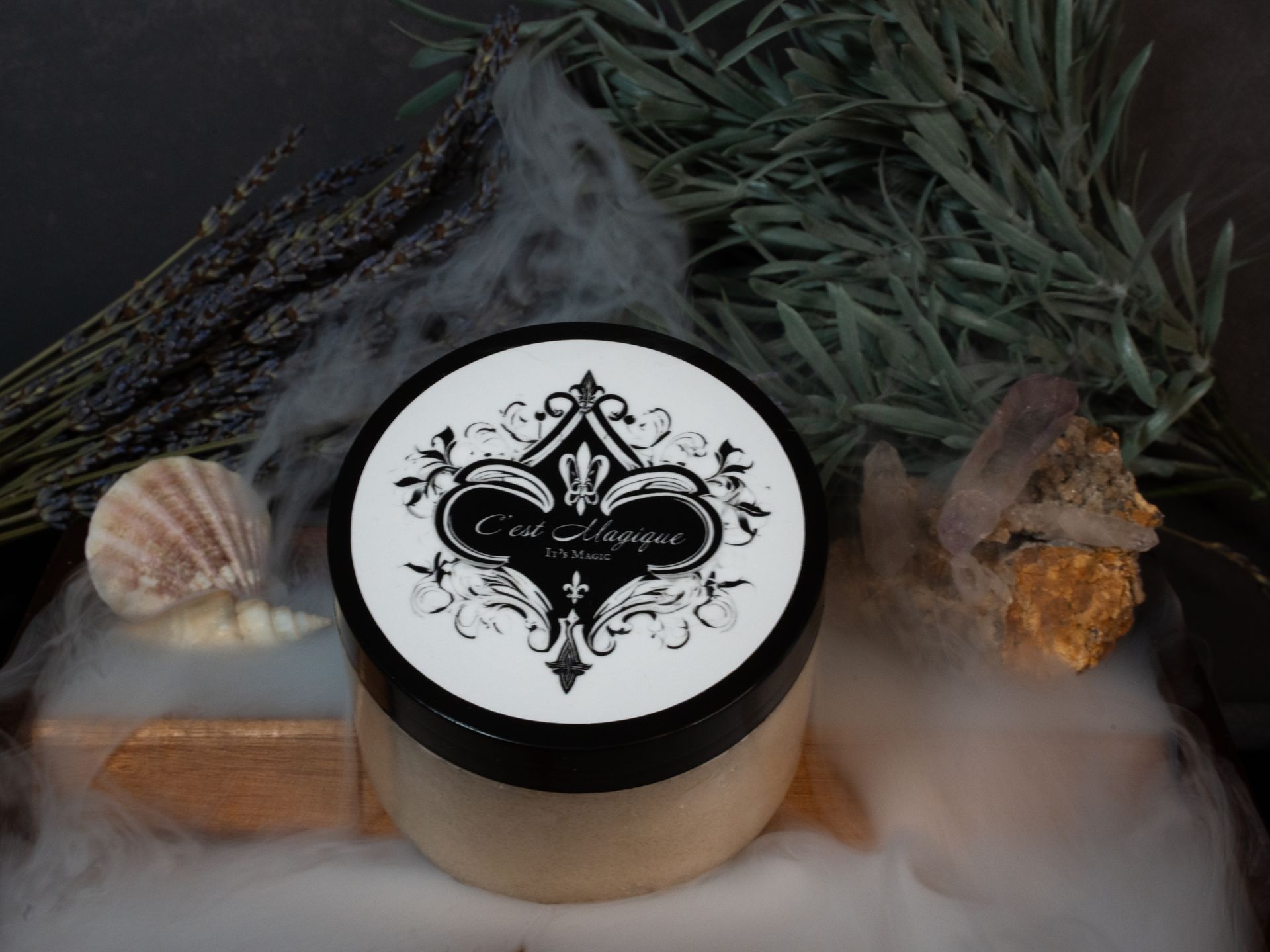Lavender and Rosemary Sugar Scrub