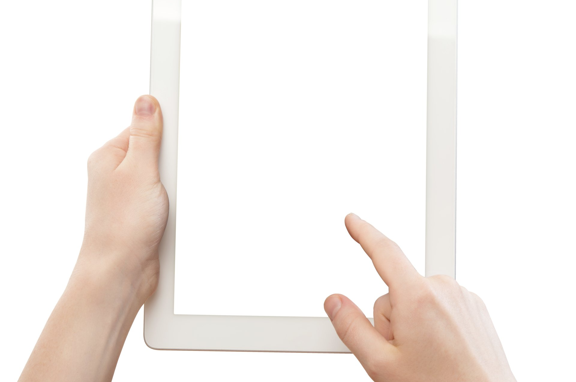 Two Hands Holding A Tablet | Hurst, TX | Debbie’s Copy Shop