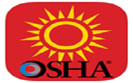 A yellow sun icon set against a red background above the black text
