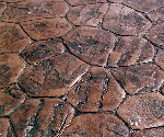 Stamp Dirty Red - Ventura, CA - G&R Concrete