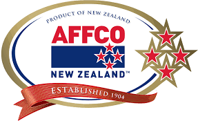 A logo for affco new zealand established in 1904