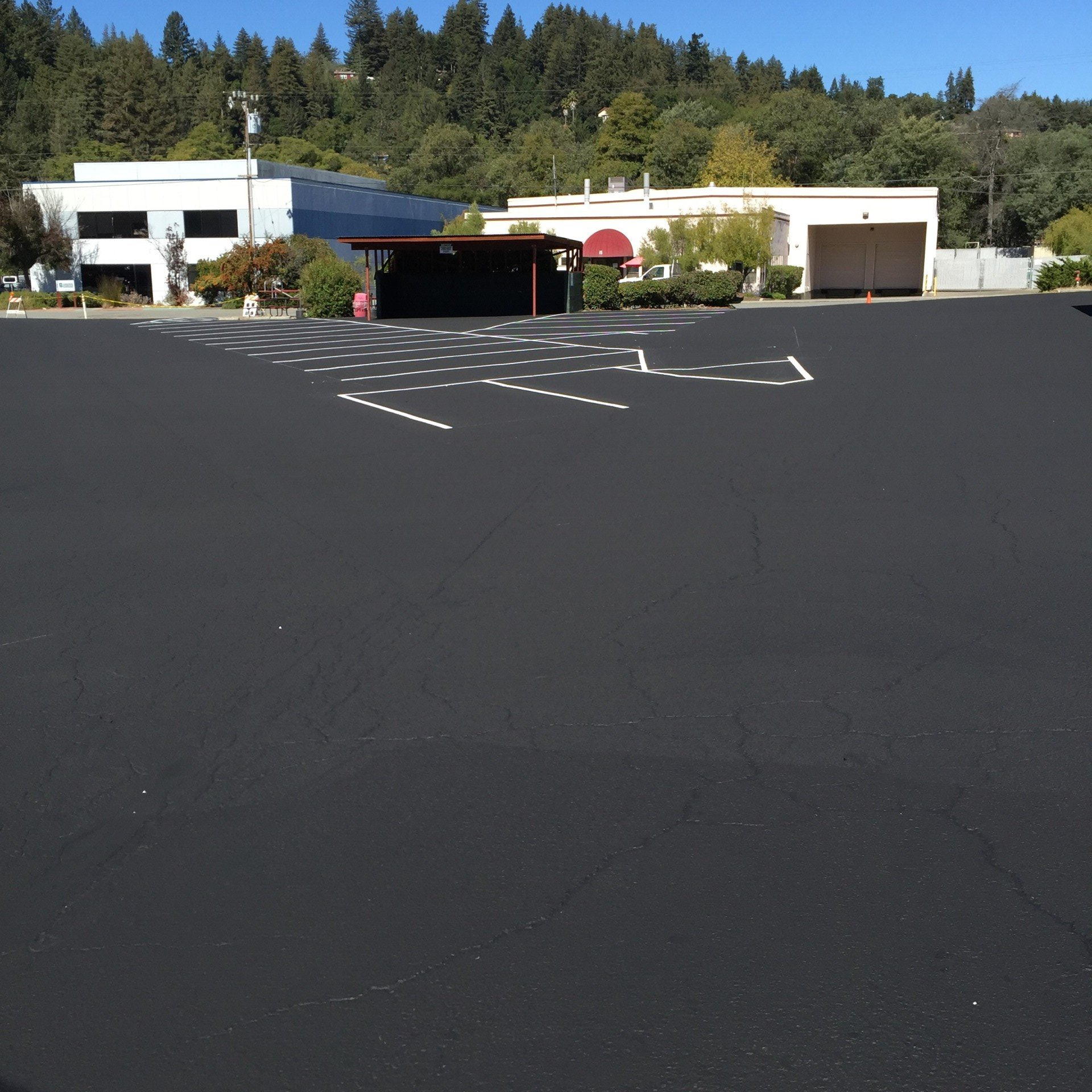 Seal and Coat Striping Paving Works - Scotts Valley, CA - Wenger Paving