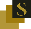 The logo for the wealth advisory group is black and gold.