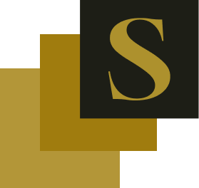 The logo for the wealth advisory group is black and gold.