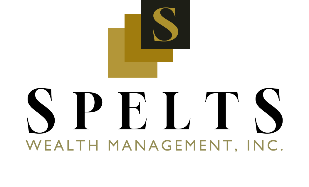 The logo for wealth management is orange and white