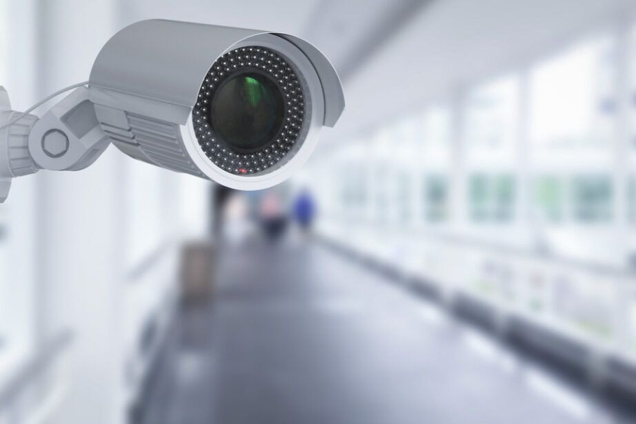 Security Camera Monitoring a Blurred Hallway — Pacific Telephone & Data In Cardiff, NSW