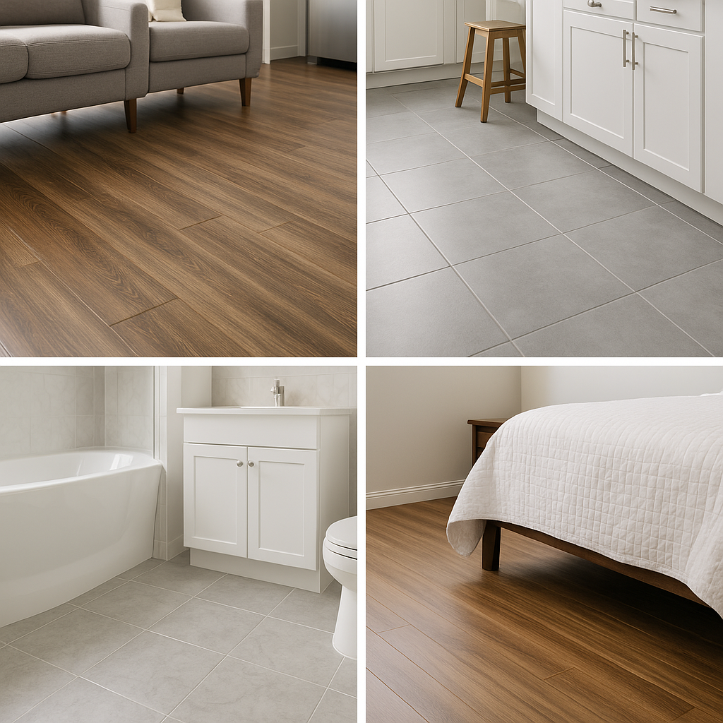 Hardwood Flooring
Tile Flooring
Engineered Flooring
Laminate Flooring