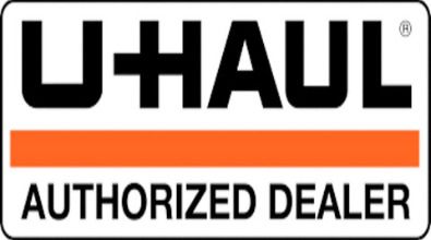 U-Haul logo: black text 