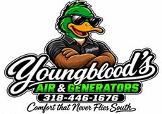 Youngblood's Air & Generators Logo