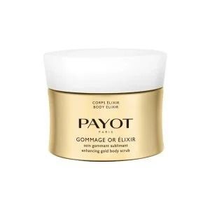 Gold Jar of Payot Gommage or Elixir Body Scrub — Oh So Blonde Hair Studio in Buddina, QLD